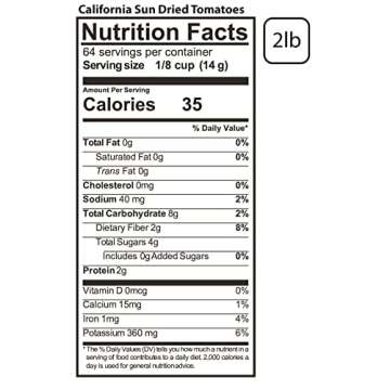 Traina Home Grown California Sun Dried Tomato Halves - Healthy, Non GMO, Gluten Free, Kosher Certifi...