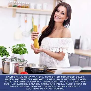 Traina Home Grown California Sun Dried Tomato Halves - Healthy, Non GMO, Gluten Free, Kosher Certified, Packed in Resealable Bag (2 lbs)