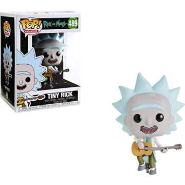 Funko Pop! Vinyl: Rick Sanchez & Morty: Tiny Rick Sanchez with Guitar - Morty, Multi - Collectable V...