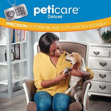 PetiCare LED Light Pet Nail Clipper for Safe Trimming
