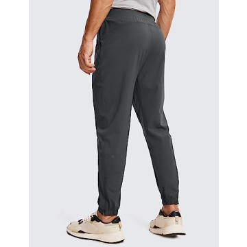 CRZ YOGA Men's Comfortable 4-Way Stretch Joggers