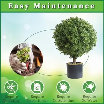 Silk Tree Warehouse Outdoor Boxwood Topiary Bushes