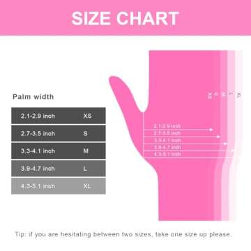 FINITEX Pink Nitrile Disposable Gloves - Safe & Stylish