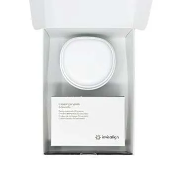 INVISALIGN Cleaning Crystals for Clear Aligners and Retainers with Tub, (50 Packets)
