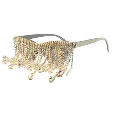 Stylish Colorful Tassel Cat Eye Sunglasses for Everyone