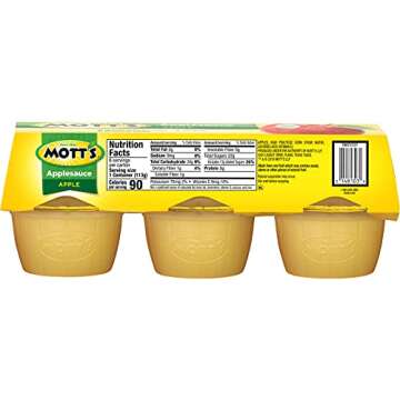 Mott's Applesauce Cups, 6-Pack for Healthy Snacking
