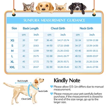 SUNFURA Dog Life Jacket - Reflective Pet Vest for Safety