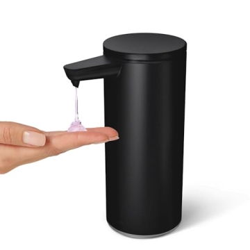 simplehuman Touch-Free Rechargeable Soap Dispenser Matte Black