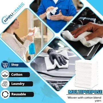 Simpli-Magic 79100 Eco-Friendly Shop Towels 50 Count