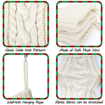 KaKaPops Christmas Stockings 6 Pack Perfect for Holiday Decor