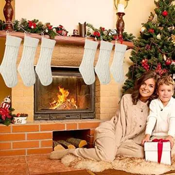 KaKaPops Christmas Stockings 6 Pack Perfect for Holiday Decor