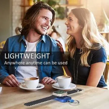 i.VALUX for Apple Watch Charger Portable Magnetic i Watch Charger, Keychain Travel Accessories Smart Wireless Charging Battery Pack Power Bank for Apple Watch Series 10/9/8/7/6/5/4/3/2/1/SE/Ultra1 2