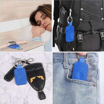 i.VALUX for Apple Watch Charger Portable Magnetic i Watch Charger, Keychain Travel Accessories Smart Wireless Charging Battery Pack Power Bank for Apple Watch Series 10/9/8/7/6/5/4/3/2/1/SE/Ultra1 2