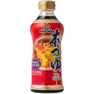 Kikkoman Japanese Noodle Soup Base(Hon Tsuyu) 17 FL Oz.