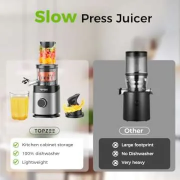 Cold Press Juicer for Fast, Nutrient-Rich Juice Extraction