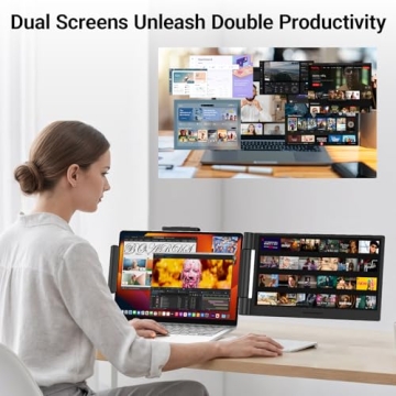 Laptop Screen Extender 14 inch Dual Display Plug Play