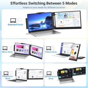 Laptop Screen Extender 14 inch Dual Display Plug Play