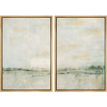 MUDECOR Framed Canvas Set - Watercolor Abstract Art