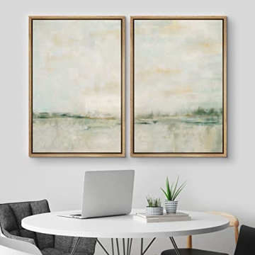 MUDECOR Framed Canvas Set - Watercolor Abstract Art
