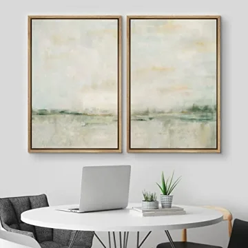 MUDECOR Framed Canvas Set - Watercolor Abstract Art