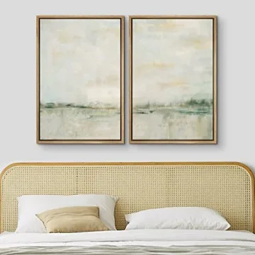 MUDECOR Framed Canvas Set - Watercolor Abstract Art