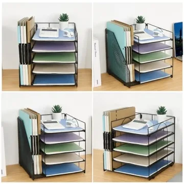 LEKETREE 5-Tier Desk Organizer - Stylish Office Solution