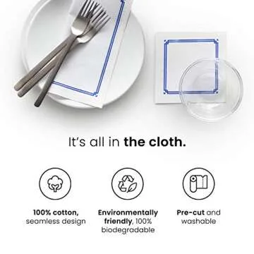 Elegant MY DRAP Linen Cocktail Napkins with Silver Stars