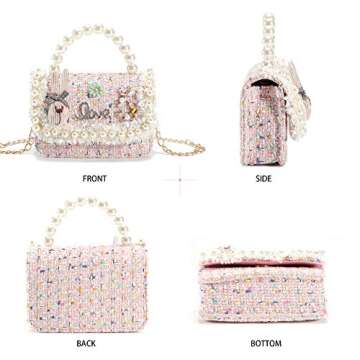 AO ALI VICTORY Toddler Gifts Kids Purse for Little Girls Mini Girl's Handbag Shoulder Crossbody Bag