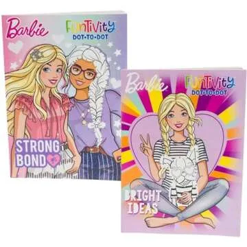 Barbie Coloring and Activity Super Set - 4 Fun Books & Stickers