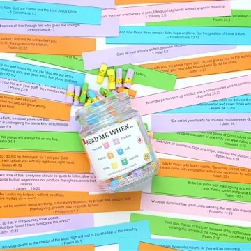 Inspirational Bible Verse Jar for Christian Gifts