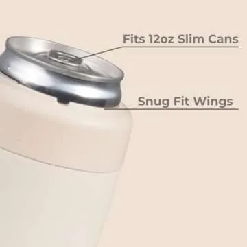 HydroJug 2-in-1 Slim Can Cooler - Keeps Drinks Cold