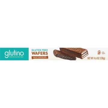 Glutino Gluten Free Wafers, Luxuriously Delicious, Chocolate Flavor, 4.6 oz