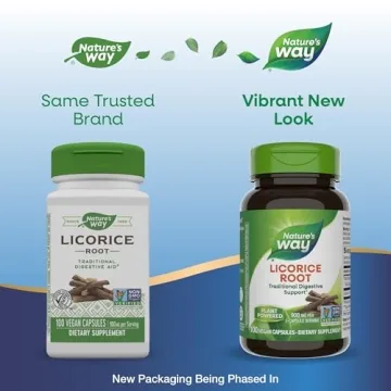 Nature's Way Licorice Root Digestive Support Vegan Capsules
