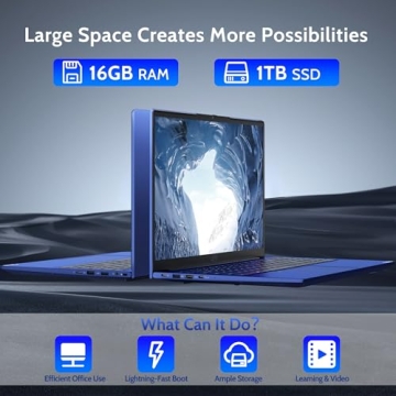 NIMO Student Laptop - 16GB RAM, 1TB SSD, Backlit Keyboard