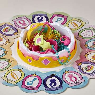 Hasbro Gaming Pretty Pretty Princess: Edition Board Game Featuring Disney Princesses, Jewelry Dress-Up Game for Kids Ages 5 and Up, for 2-4 Players