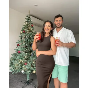 OQQ Women's 2 Piece Sexy Ribbed Dress for All Occasions