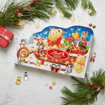 Lindt TEDDY Sleigh Assorted Chocolate Advent Calendar