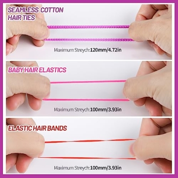 Colorful Hair Ties & Clips Set for Girls - Teenitor