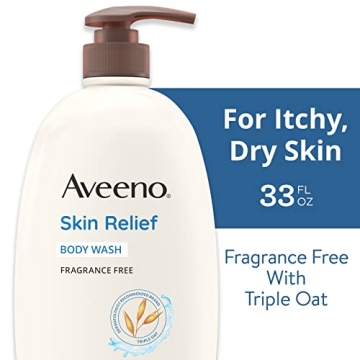 Aveeno Skin Relief Body Wash for Itchy Dry Skin 33 FL OZ