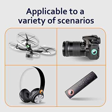 Aimtel Case Compatible with Apple Airtags Case Air Tag Holder Cover Airtag Sticker Stick on Adhesive Mount Silicone for Tv Remote Car Air Tags Case 4 Pack(Luminous/Mint Green/Yellow/Pink)