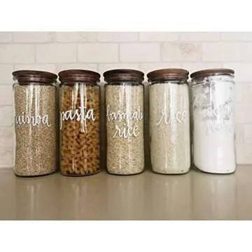 Weck Jars 1/2 Liter Tall Jars Set - Storage for Food, Yogurt and Jelly with Air Tight Seal and Lid - 1/2 Liter - Set of 2