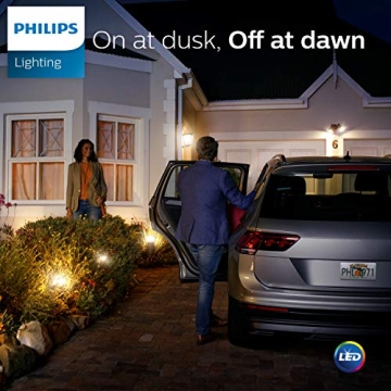 PHILIPS LED Dusk-to-Dawn Outdoor Light Bulb, 3-Pack