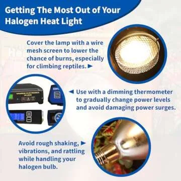 Pangea Halogen Heat Lamp for Reptiles - Warming UVA and Infrared Light for Turtles, Tortoises, Bearded Dragons, and More - Heating Bulb Terrarium Accessories, Designed for Ceramic Sockets (75 Watt)