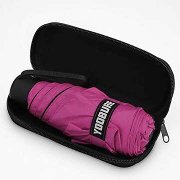Yoobure Mini Umbrella - Compact Travel Parasol for Sun & Rain
