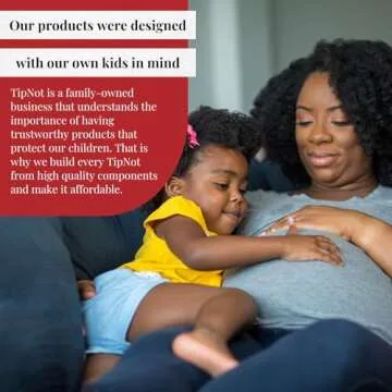 TipNot Adhesive Furniture Anchors - Secure Your Home Safely