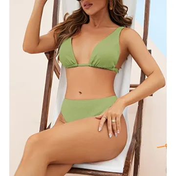 ZAFUL Women's Adjustable Triangle Bikini Set for Comfort and Style