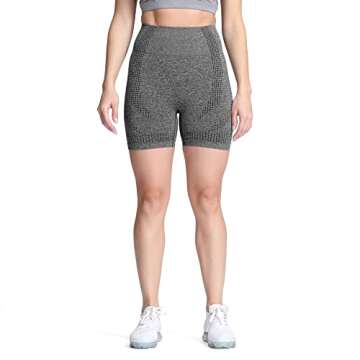 Aoxjox Seamless Workout Biker Shorts for Women High Waisted Exercise Athletic Gym Booty Running Yoga...