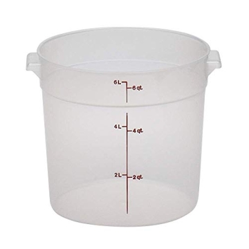 Cambro 6 Qt Round Food Storage Container for Versatile Use