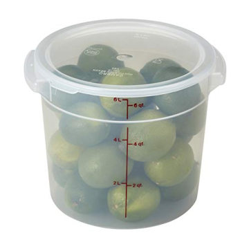 Cambro 6 Qt Round Food Storage Container for Versatile Use