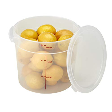 Cambro 6 Qt Round Food Storage Container for Versatile Use